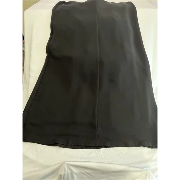 David Warren Women's Vintage Dress Black and White Striped Size 12 Short Sleeve - Picture 7 of 7